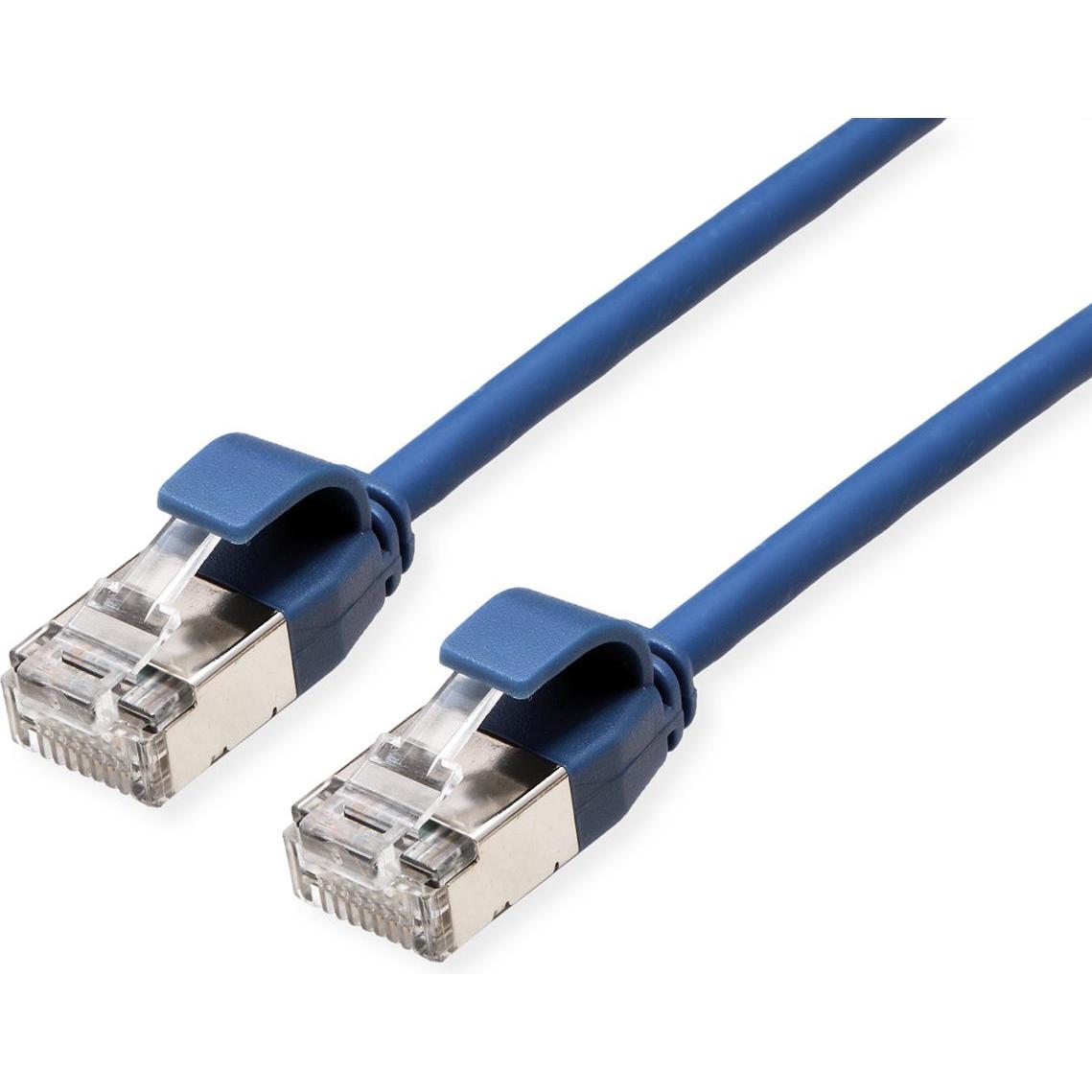 Thumbnail - Roline U/FTP DataCenter Patchkabel Kat.6A (Class EA), LSOH, slim (U/FTP, CAT6a, 3 m), Netzwerkkabel