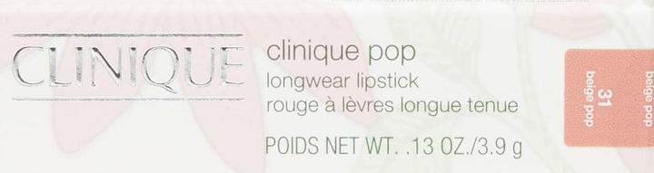 Image du produit Clinique Pop Longwear Lipstick (Beige Pop)