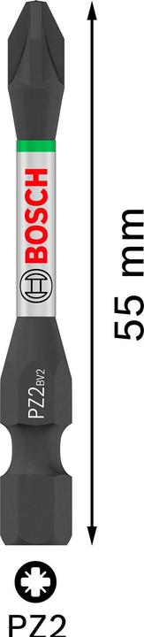 Produktbild Bosch Professional Zubehör Pro Pozidriv Impact Bit (PZ2)