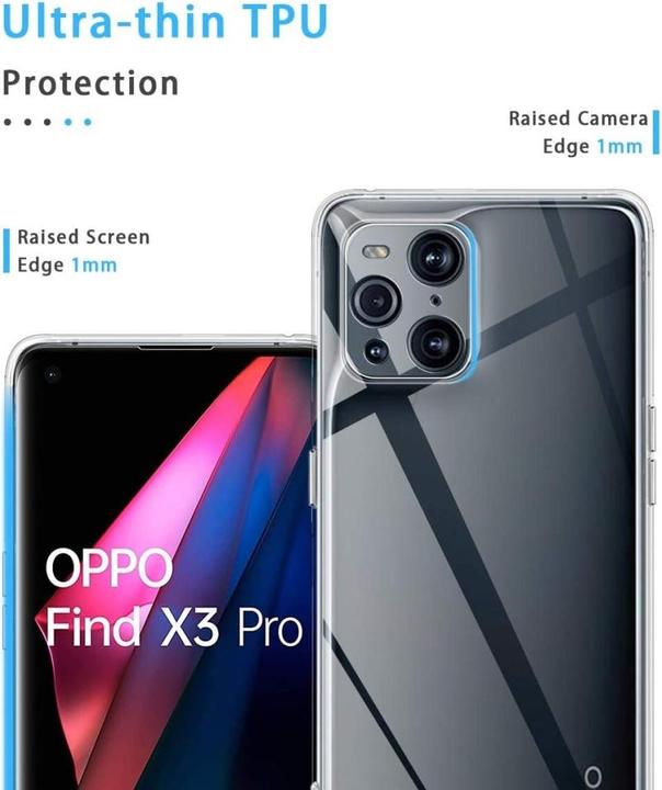 Produktbild Screenguard Oppo Find X3 Pro Flexible TPU Clear Case (Oppo Find X3 Pro)