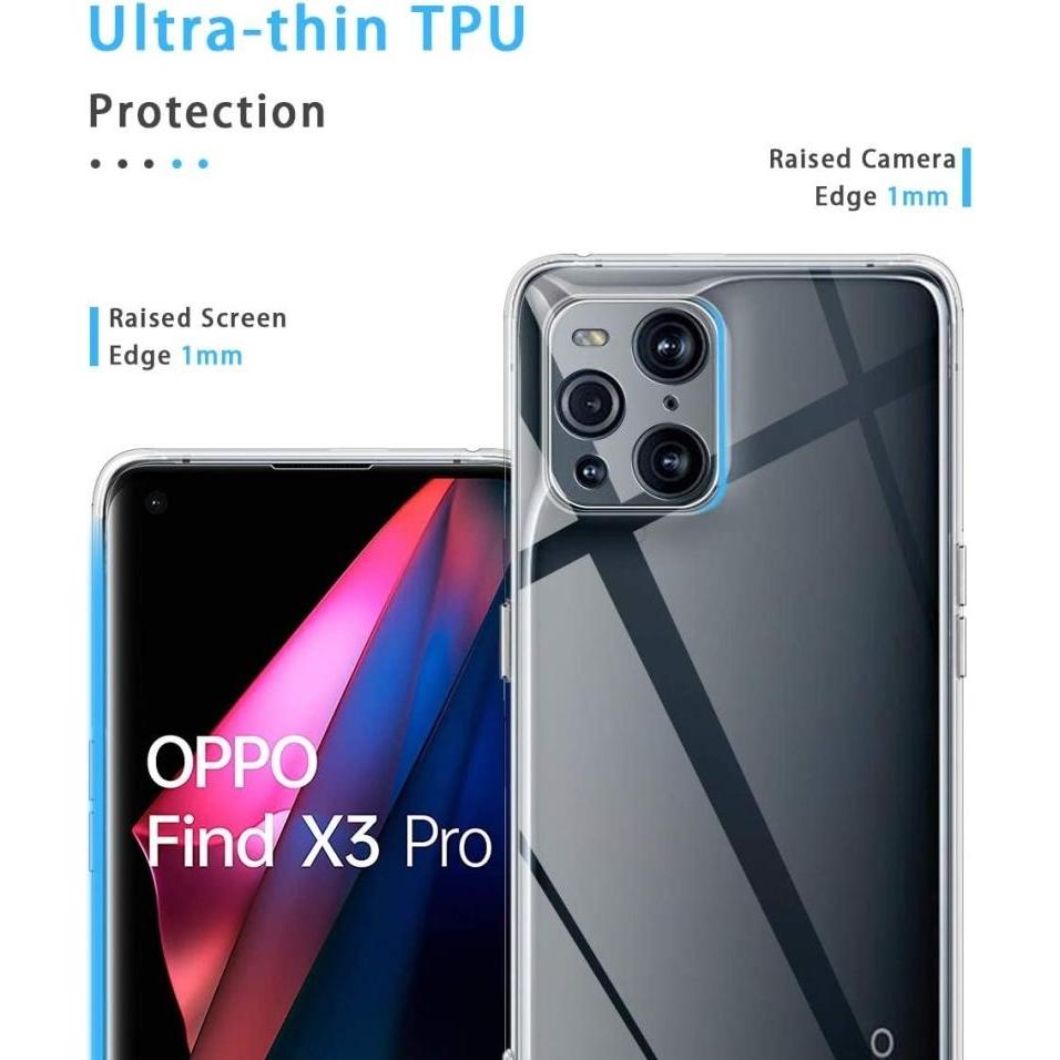 Thumbnail - Screenguard Oppo Find X3 Pro Flexible TPU Clear Case (Oppo Find X3 Pro), Smartphone Hülle, Transparent