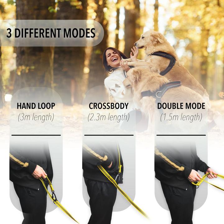 Immagine prodotto Bluzelle Linea doppia (XL, Cane, Passeggiare)