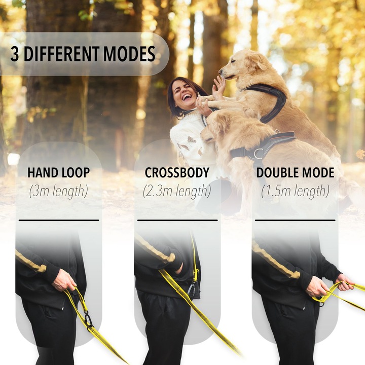 Actual product image Bluzelle Double line (XL, Dog, Walks)