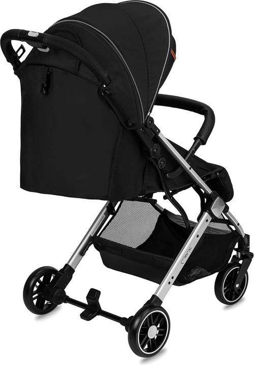 Image du produit MoMi ESTELLE LIGHT schwarz mit silbernem Gestell / Sportwagen / ab 6 Monaten / bis 15 kg