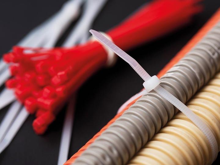 Image du produit Velleman SET DE RACCORDS EN NYLON - DIFFÉRENTES COULEURS (100 pcs.) (160 mm, 100 pcs)