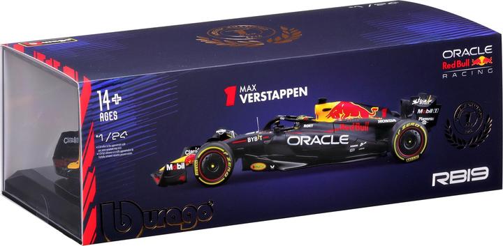 Productafbeelding Bburago Red Bull Racing RB19 1/24 Verstappen 2023