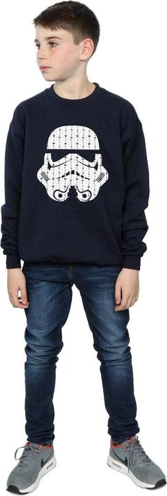 Produktbild Star Wars Christmas Stormtrooper Helmet Sweatshirt Jungen (152, 158)