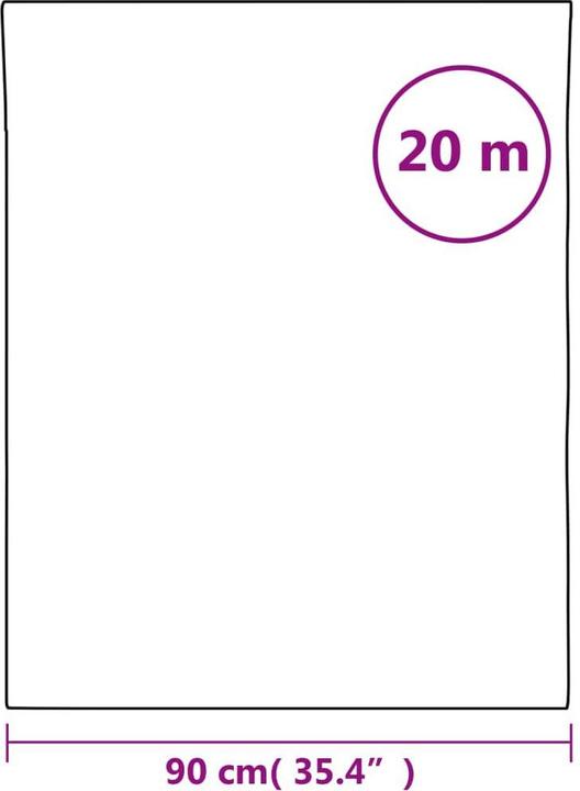 Actual product image vidaXL Fensterfolie (2000 x 90 cm)