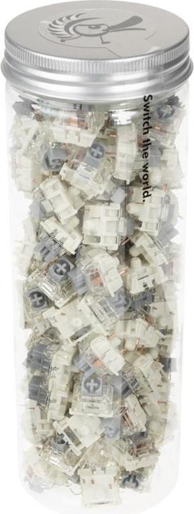 Produktbild Ducky Gateron G Pro Silver Switches, mechanisch, 3-Pin, linear, MX-Stem, 45g - 110 Stück