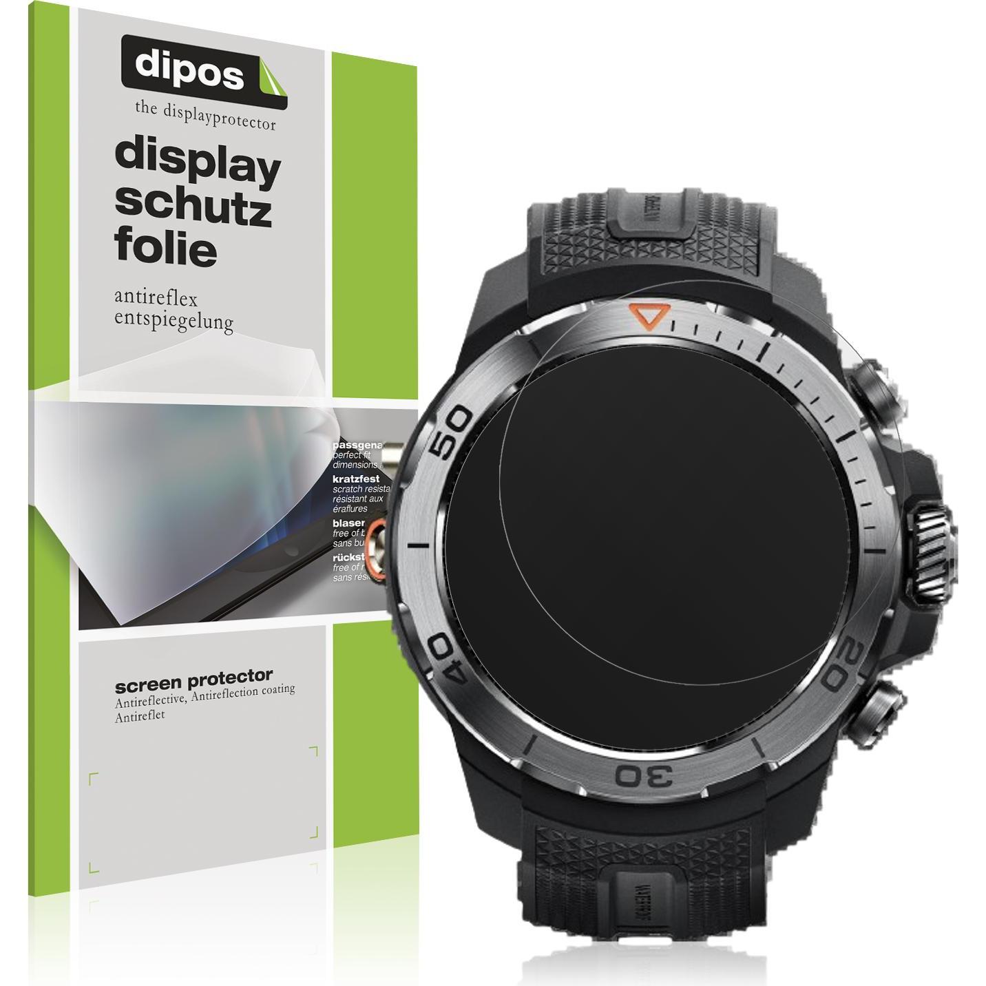Dipos Schutzfolie Matt für Xiaomi Mibro GS Explorer, Smartwatch Schutzfolie, Transparent