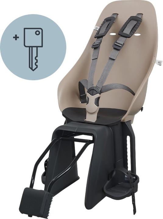 Urban Iki bicycle seat behind Taâ € “Ke Framemontage - Inaho Beige/ Bincho Black (Seat tube)