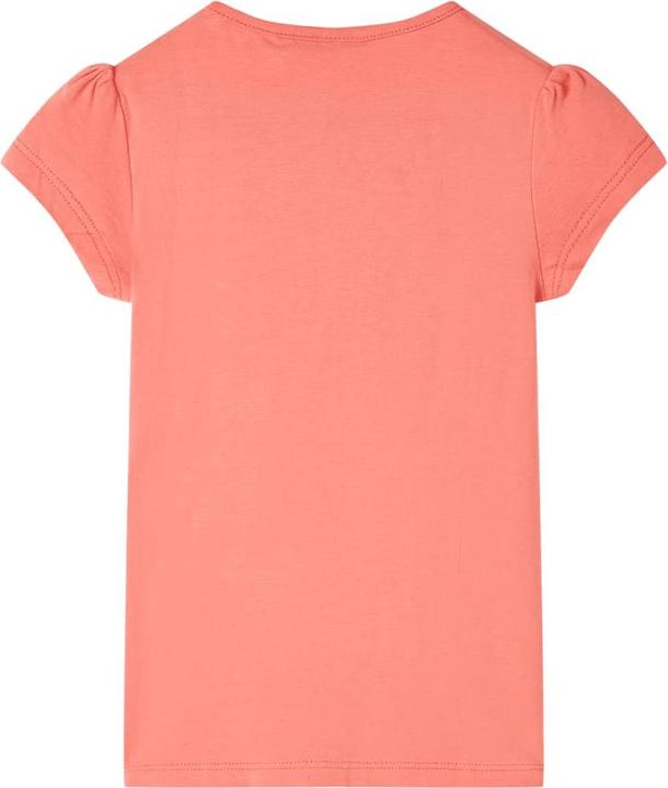 Produktbild vidaXL Kinder-T-Shirt Korallenrosa 104,Material: 95 % Baumwolle. 5 (104)