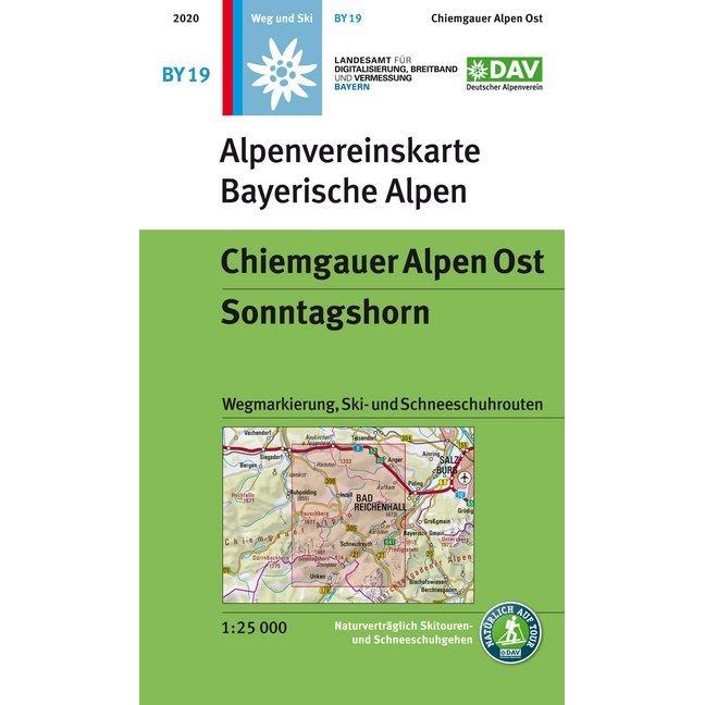 Alpenvereinsktn.BY19 Chiemgauer Alp.Ost, Landkarte