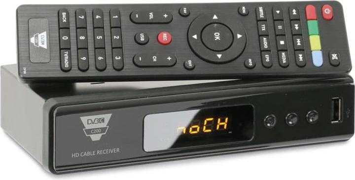 Image du produit Opticum Récepteur câble HD C200 PVR, noir (DVB-C/T2/S2)