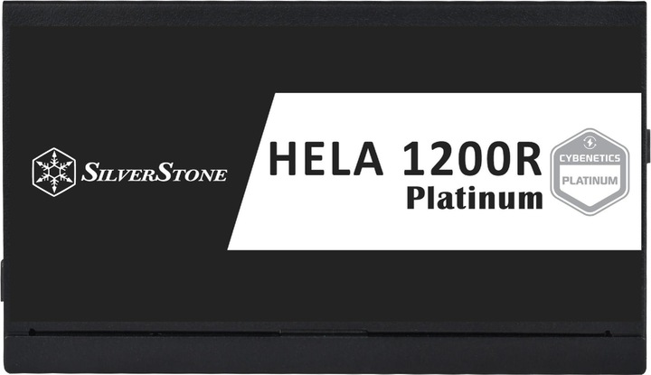 Actual product image Silverstone HELA 1200R Platinum - Cybenetics Platinum, Modular, ATX 3.0 - 1200 Watt (1200 W)