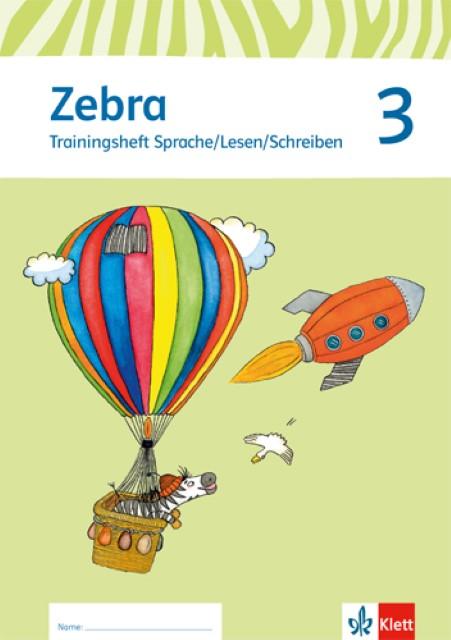 Produktbild Zebra. Neubearbeitung. Trainingsheft Sprache/Lesen/Schreiben 3. Schuljahr (Deutsch, Ernst Klett Verlag, 2015)