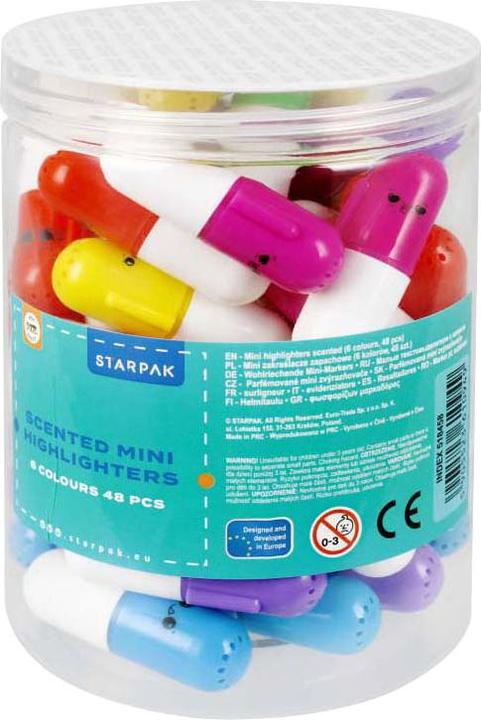 Immagine prodotto Mini Duft-Textmarker Farbmix, 48 Stk. (48x)