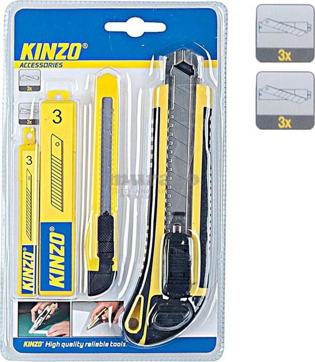 Produktbild Kinzo Hobbymesser/Cutter 4tlg. (Cutter)