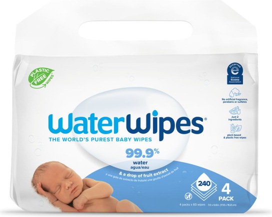 Actual product image WaterWipes Wet wipes (240 Piece)