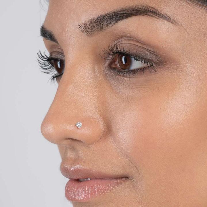 Image du produit Bijouteria Piercing nez (Argent, Zircone)
