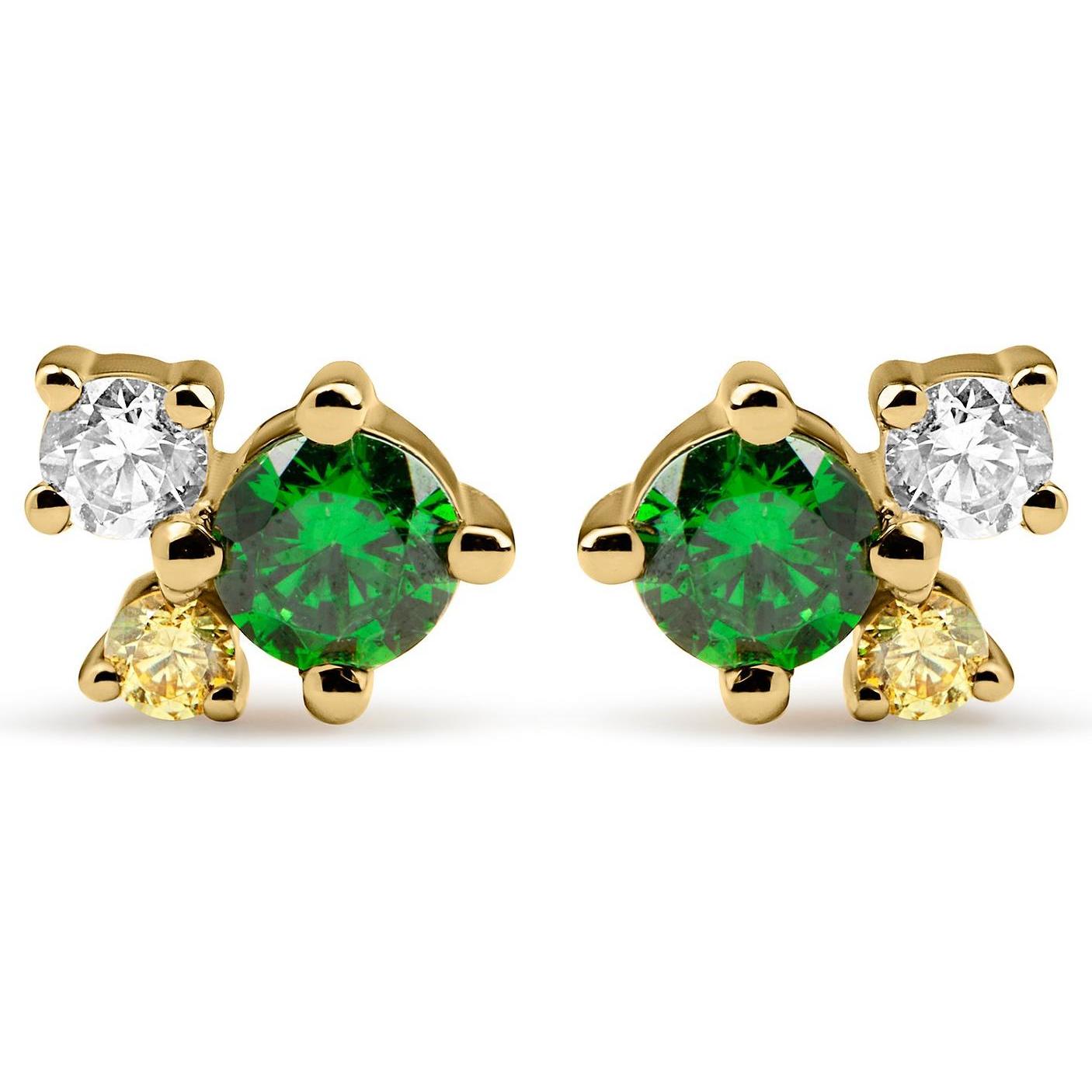 Favs, Ohrringe, Ohrstecker, (375er Gelbgold)