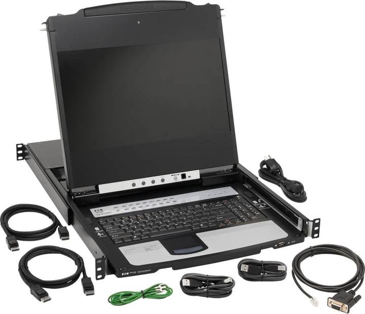 Produktbild Eaton TIPPLITE 8-Port KVM Switch Console DisplayPort 43,18cm 17Zoll LCD 1U