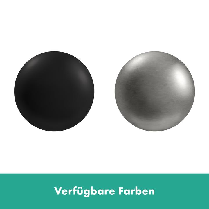 Produktbild hansgrohe HG Punktablauf RainDrain Brilliance Komplettset 100x100mm mattschwarz (100 mm)