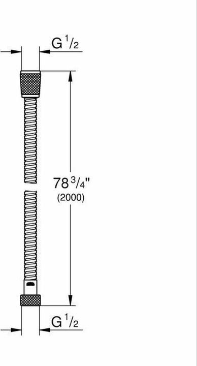 Produktbild Grohe VitalioFlex Metal (200 cm)