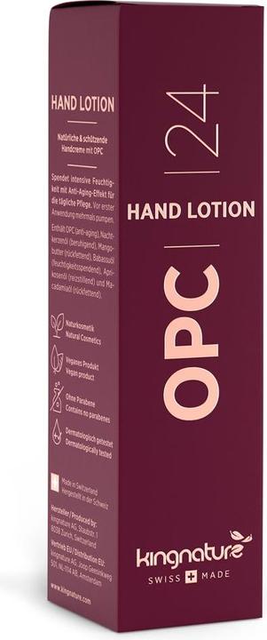 Actual product image Kingnature OPC 24 hand lotion (50 ml)