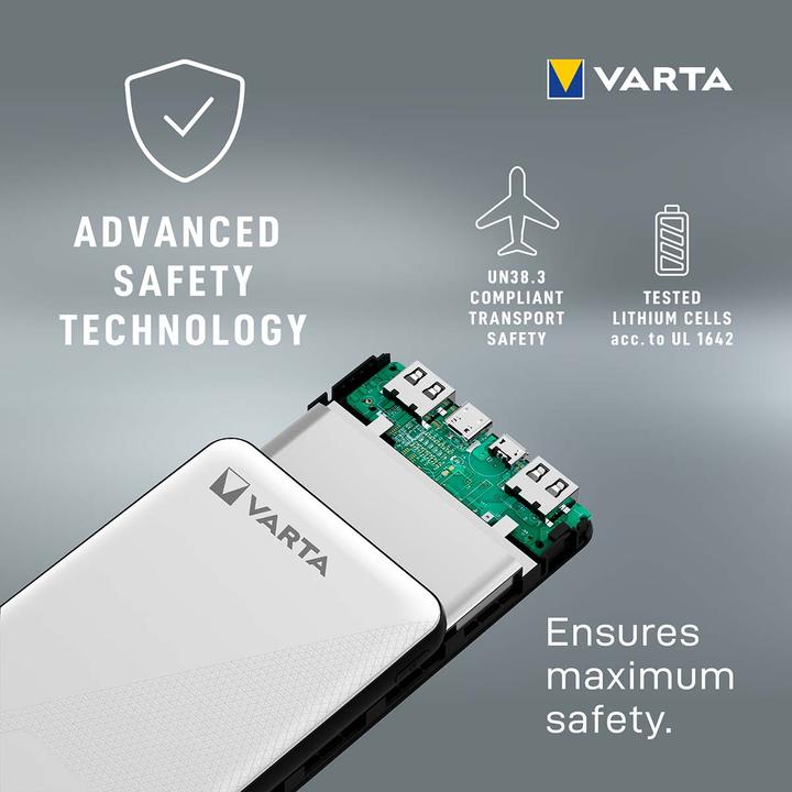 Actual product image Varta Energy (10000 mAh, 15 W, 37 Wh)