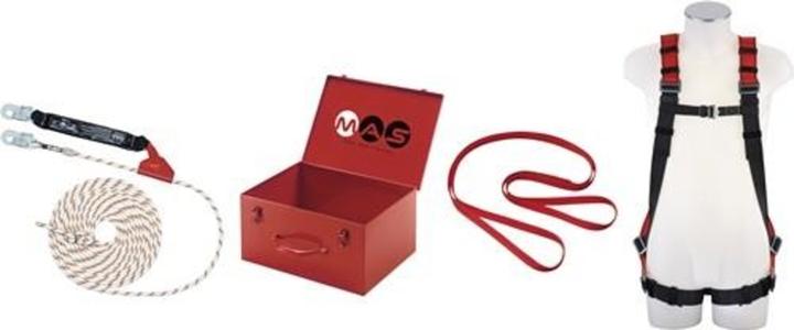 MAS Kit de protection contre les chutes (Dispositif antichute, 136 kg)