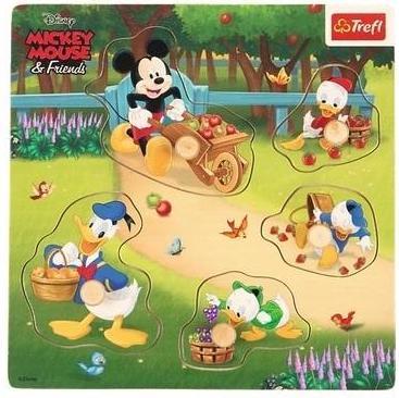 Produktbild Trefl Mini-Holzpuzzle – Mickey & Freunde (5 Teile)