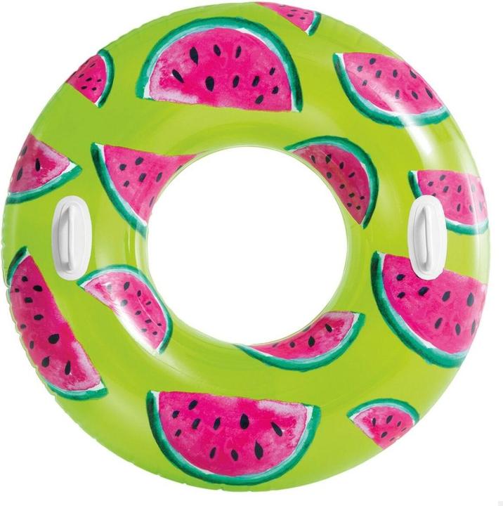 Immagine prodotto Intex Aufblasbarer Donut-Schwimmhilfe Tropical Fruits Ø 107 cm (12 Stück)