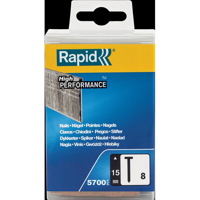 Rapid, Tackerklammern + Tackernägel, Typ 8 Nägel 15 mm