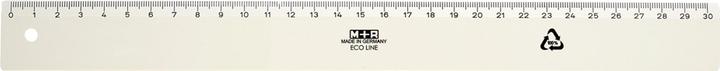 M+r M + R ruler ECO 2 30.0 cm, white (30 cm, Plastic)