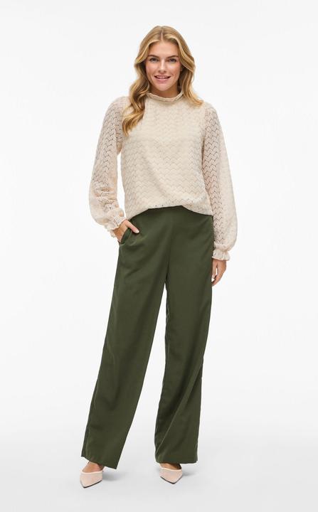 Actual product image Vila VIMOKA Stehkragen Oberteil mit langen Ärmeln (M)