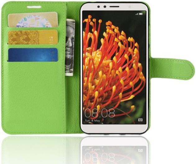 Produktbild MU Classic Litchi Leder Bookcover Series (Huawei Y6 (2018))