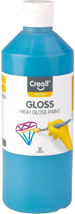 Actual product image Creall Gloss Glansverf Turquoise, 500ml (Turquoise, 500 ml)