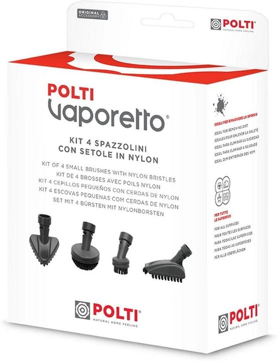 Actual product image Polti Nylon bristles for Vaporetto, 4 pieces