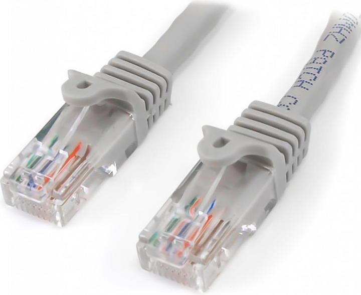 Produktbild StarTech 5m Grey Cat 5e Patch Cable (UTP, CAT5e, 5 m)