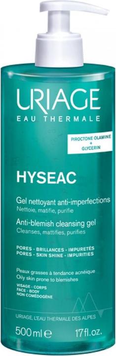 Immagine prodotto Uriage Hyséac Gel detergente anti-macchie (Gel detergente, 500 ml)