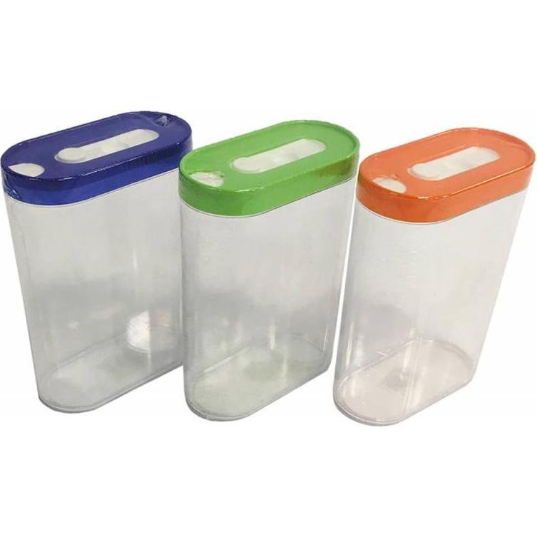 Magni Schüttdose 1 l stapelbar, Vorratsbehälter, Braun, Orange, Grün