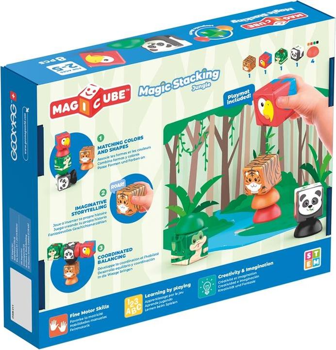 Produktbild Geomag Magicube Blocks Stacking Jungle 8 Teile
