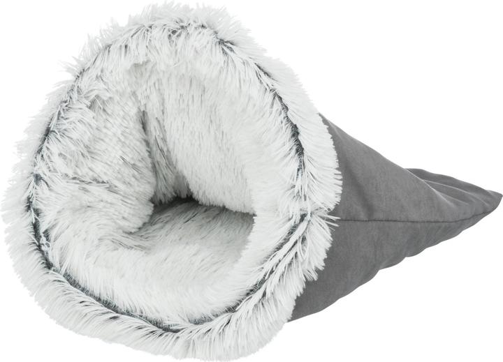 Actual product image Trixie Cuddle bag Harvey, gray / white-black (Dog)