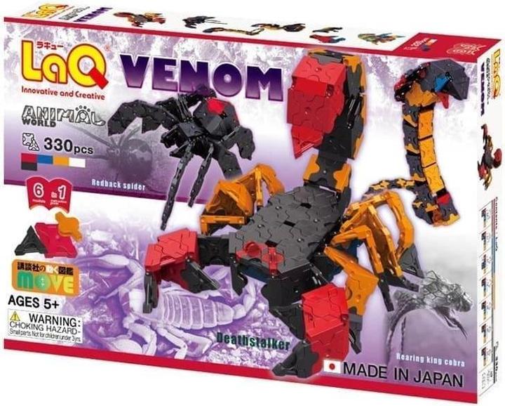 LaQ Japanese educational constructor Animal World VENOM - the most poisonous animals in one set. 330 T