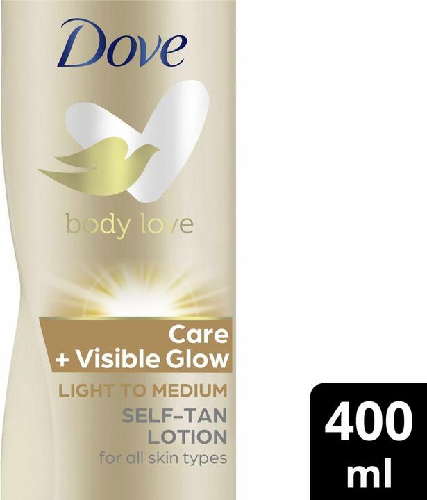 Produktbild Dove Visible Glow Fair Body Lotion Self Tan 400ml (Selbstbräunungscreme, 400 ml)