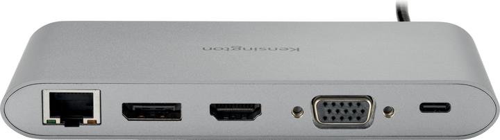 Productafbeelding Kensington UH1440p Mobiel USB-C 8-in-1 Docking Station (USB-C, 3 Havens)