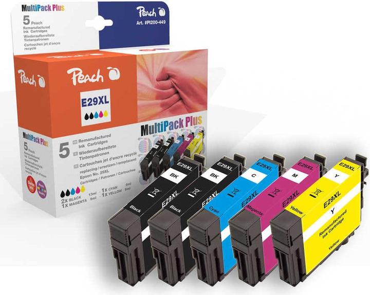 Produktbild Peach Tinte Nr. 29XL Multi-Plus Black/Cyan/Magenta/Yellow (CMYK)