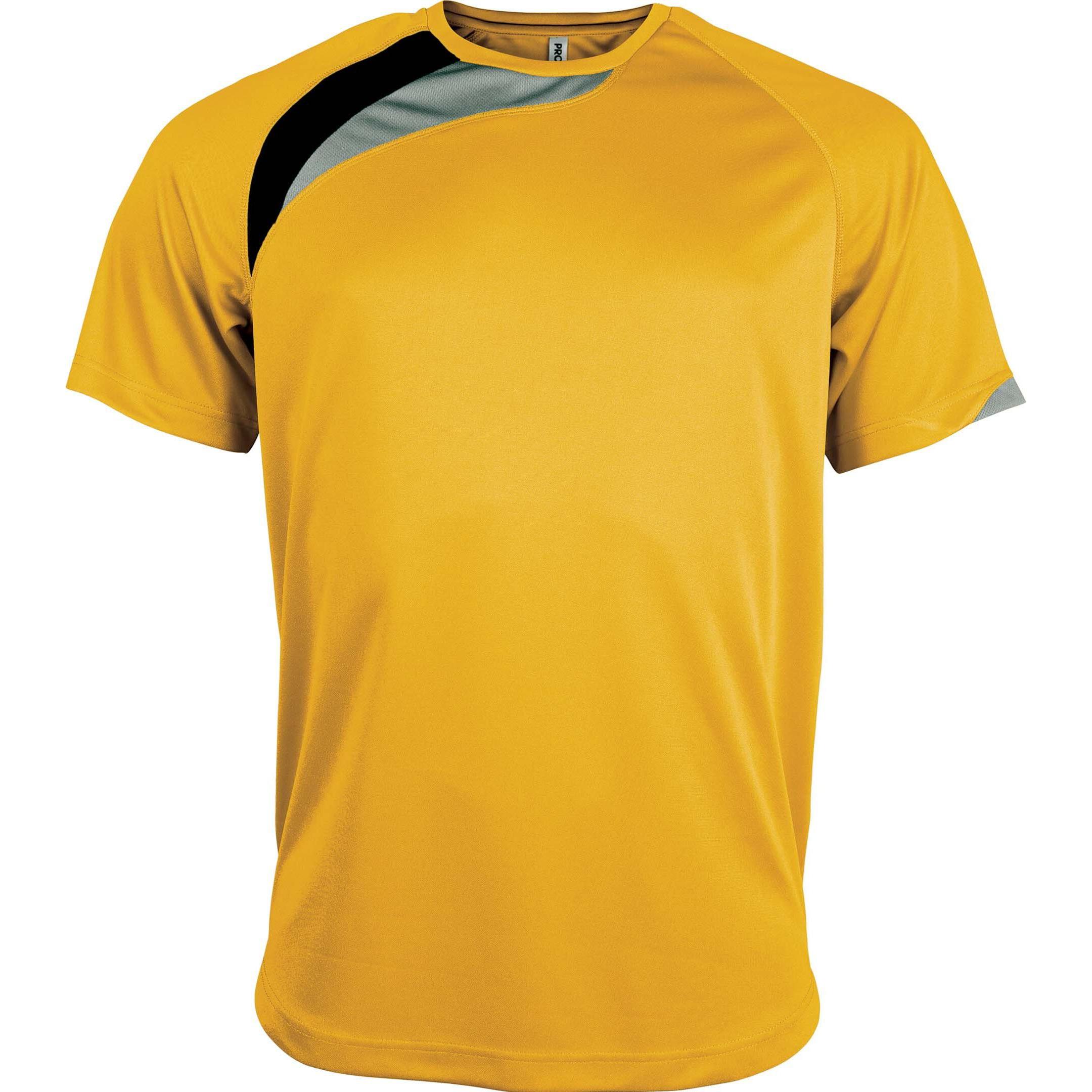 Proact, Herren, Sportshirt, polyester (XXL), Gelb, XXL