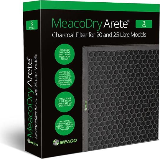 Meaco MeacoDry Arete® One Aktivkohlefilter 20L & 25L (3 x)